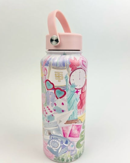 Taylor Swift 32oz Insulated Water Bottle Drinkware in  at Wrapsody
