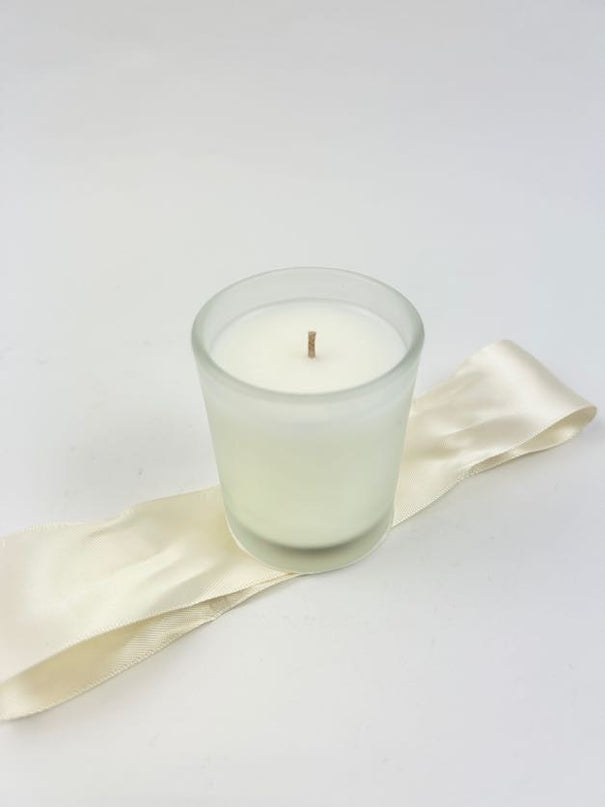 B's Knees Votive in Gardenia Candles in  at Wrapsody