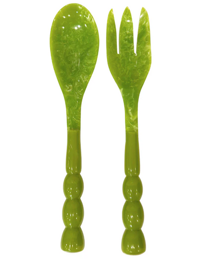Laura Park Bermuda Green Salad Servers Kitchen in at Wrapsody