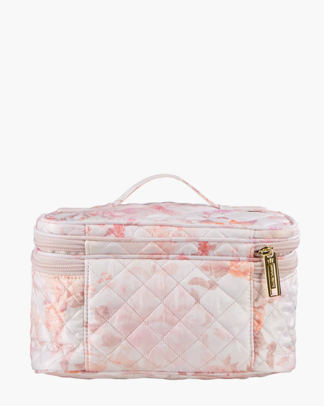 Oliver Thomas Not a Trainwreck Case Petal Pink Rose Print Travel Accessories in at Wrapsody