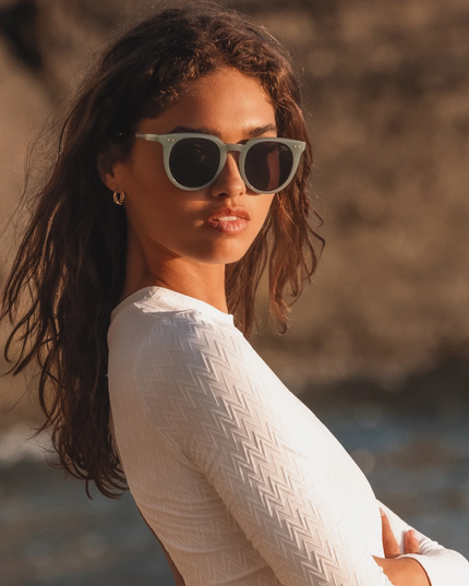 I-SEA Ella Sage/Smoke Sunglasses