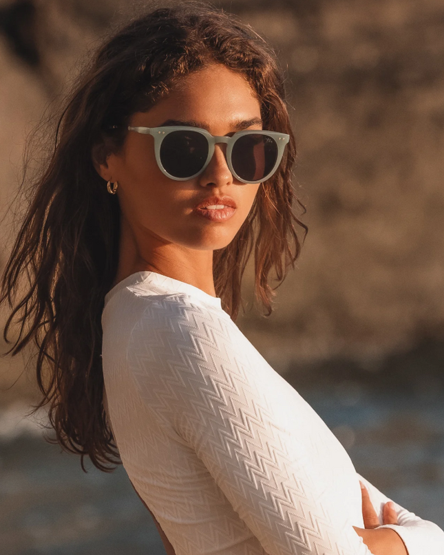 I-SEA Ella Sage/Smoke Sunglasses