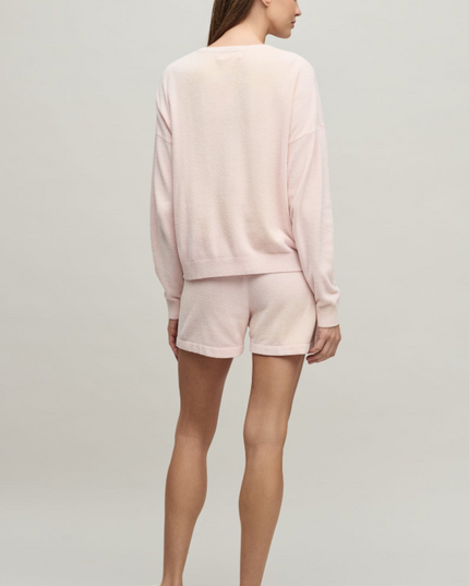 Barefoot Dreams CozyChic Seamed Set Pink Sand Loungewear in at Wrapsody