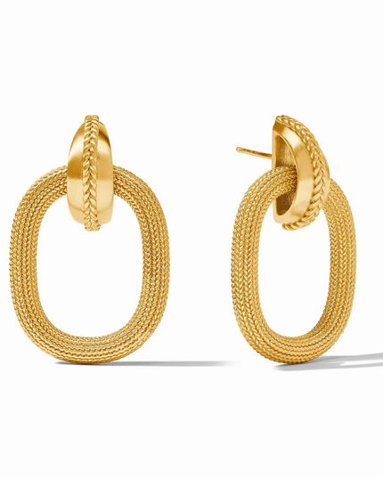 Julie Vos Cheval Doorknocker Earrings Earrings in  at Wrapsody