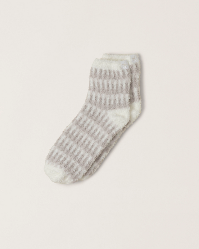 Barefoot Dreams Tennis Socks - Geo Stripe Pearl/Multi Loungewear in  at Wrapsody