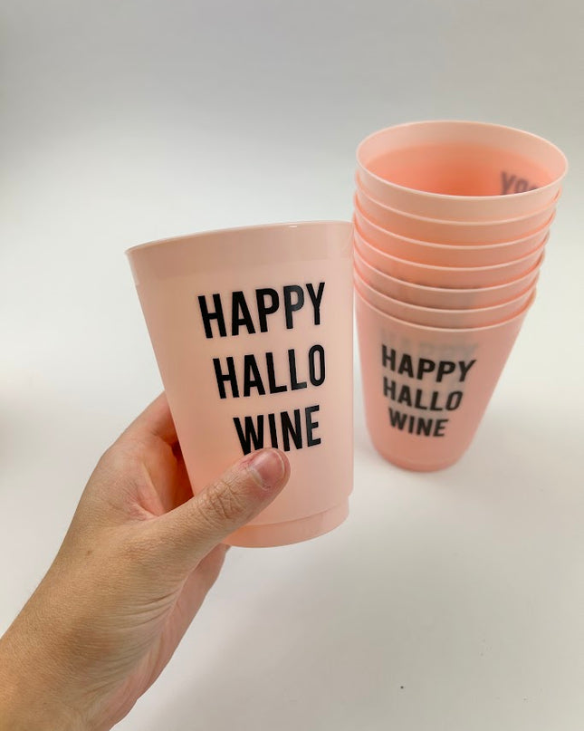 Happy HalloWine Frost Cups Set of 8 Drinkware in  at Wrapsody