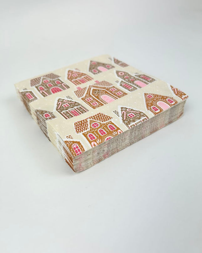 Gingerbread House Cocktail Napkins Napkins in at Wrapsody