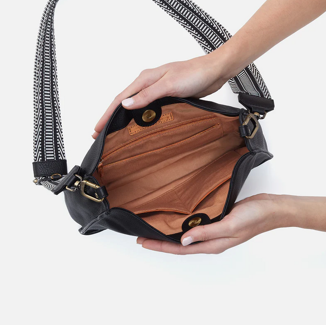 Hobo Cass Crossbody in Black Handbags in  at Wrapsody