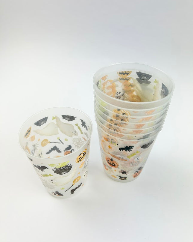 Halloween Pattern Party Cups Set of 6 Drinkware in  at Wrapsody