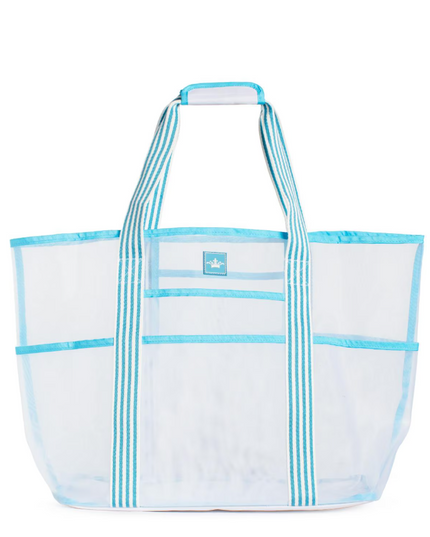 Navarre Blue Beach Tote Totes in at Wrapsody