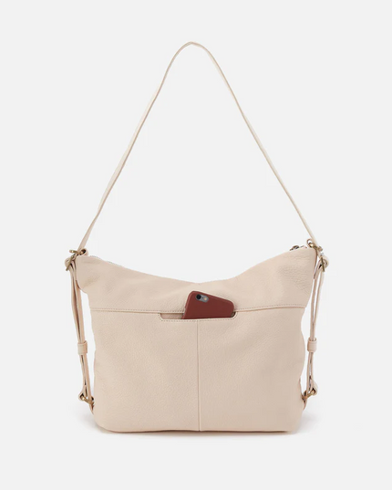 Hobo Emily Convertible Backpack in Cream Backpacks in at Wrapsody