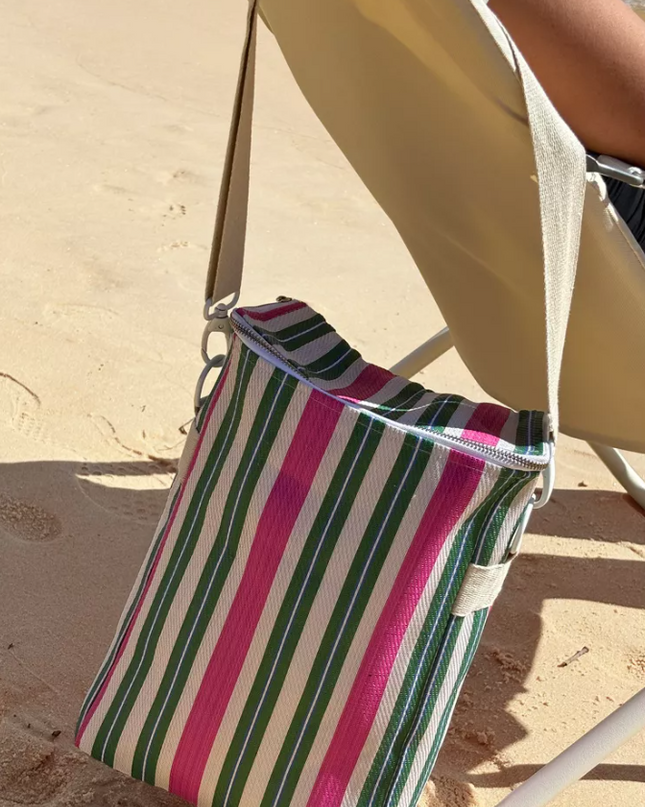 Cooler Drinks Bag in Seagrass Green Multi