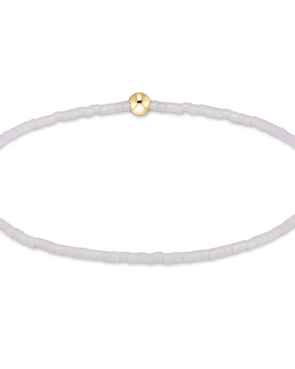 Enewton Gameday Hope Classic Bracelet - White