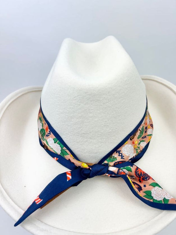 Auburn Twilly Silk Scarf Hair Accessories in  at Wrapsody