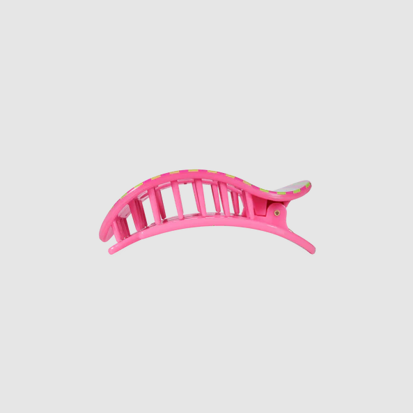 Teleties Summer Crush Round Flat Clip Small Hair Accessories in at Wrapsody