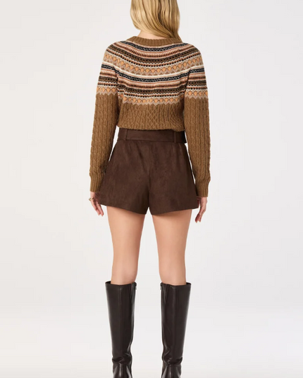 ASTR the Label Daria Camel Sweater