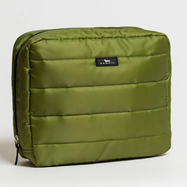 Scout All Inclusive Green Puffer Travel Accessories in  at Wrapsody