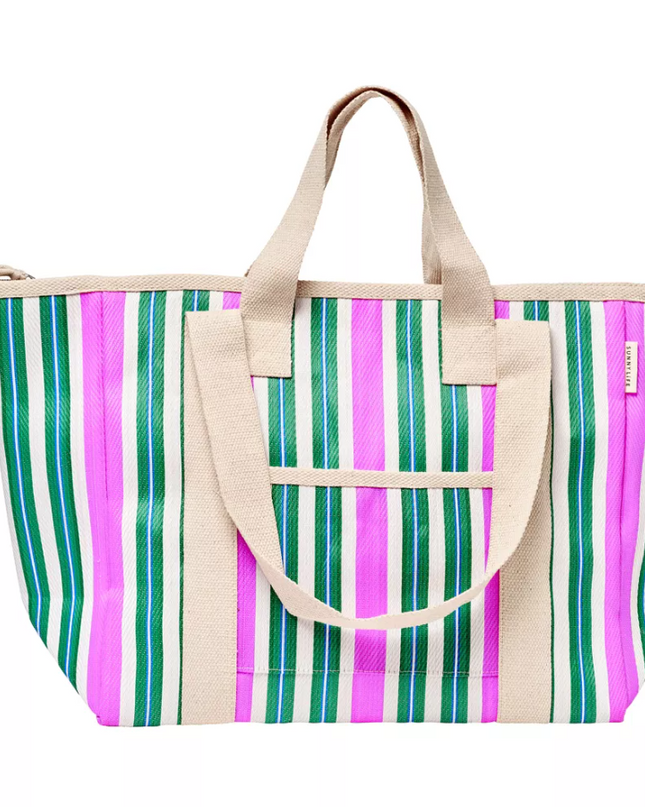 Cooler Tote in Seagrass Green Multi