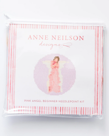 Anne Neilson Pink Angel Needlepoint Kit