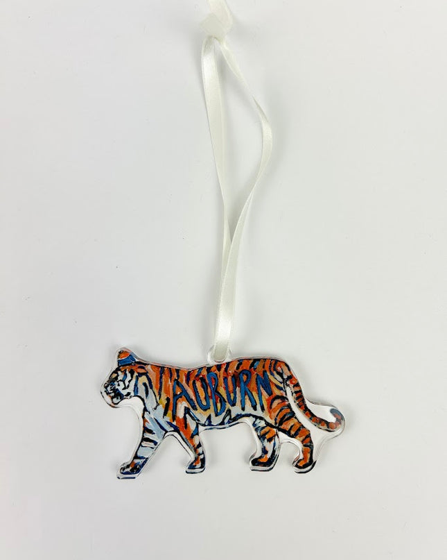 Auburn Tiger Standing Acrylic Ornament Home Decor in  at Wrapsody