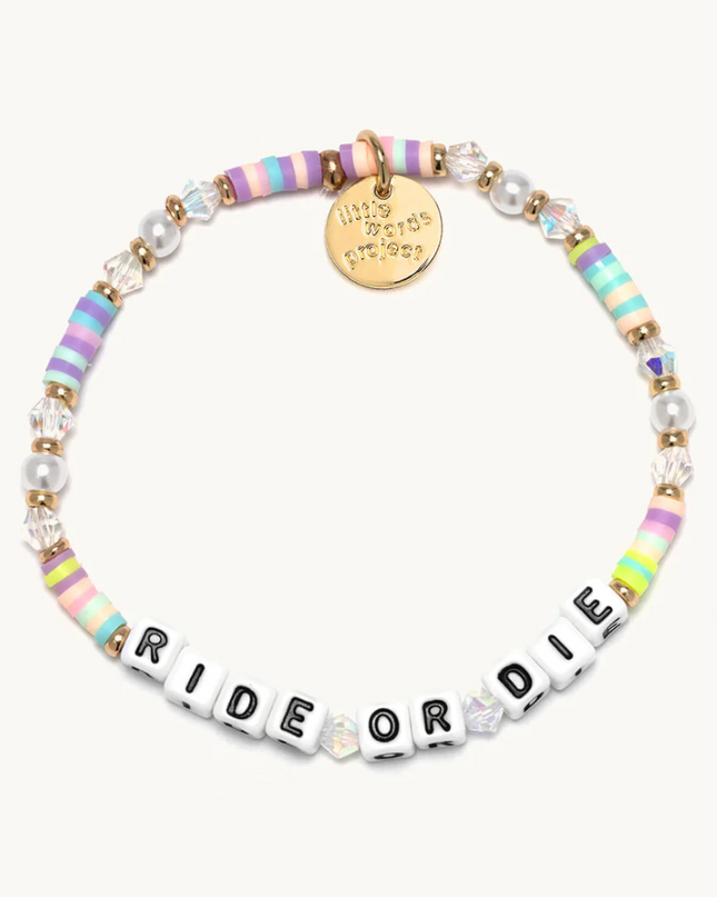 Little Word Project Ride Or Die Bracelet S/M Bracelets in  at Wrapsody