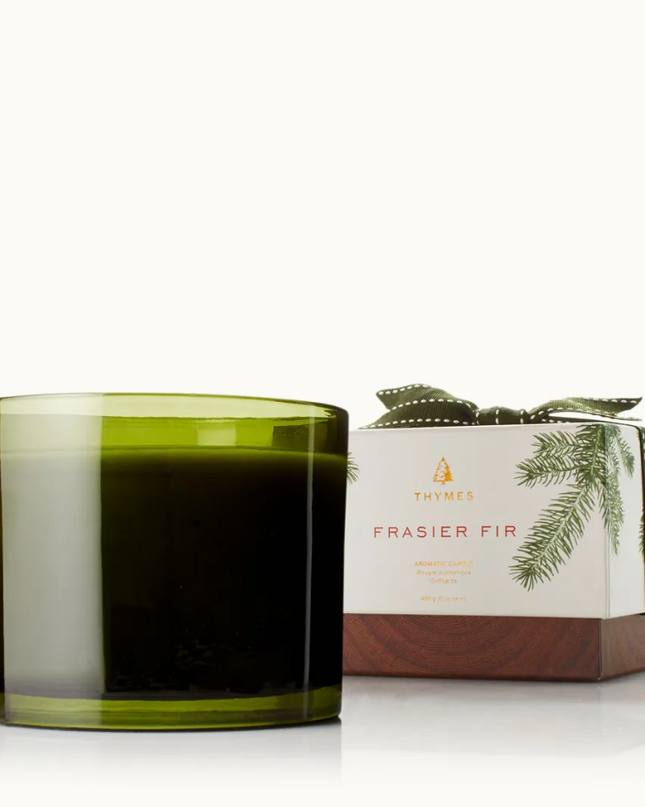 Thymes Poured Candle 3wick Frasier Fir Candles in at Wrapsody