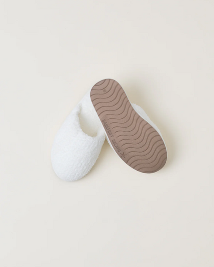 Barefoot Dreams CozyChic Ribbed Slippers - Pearl Shoes in  at Wrapsody