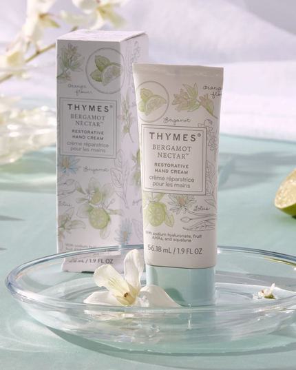 Thymes Restorative Hand Cream Bergamot Nectar Bath & Body in at Wrapsody