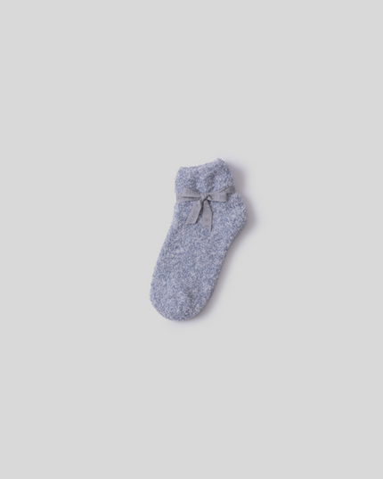 Barefoot Dreams Tennis Socks Heathered Snow Drop Loungewear in at Wrapsody