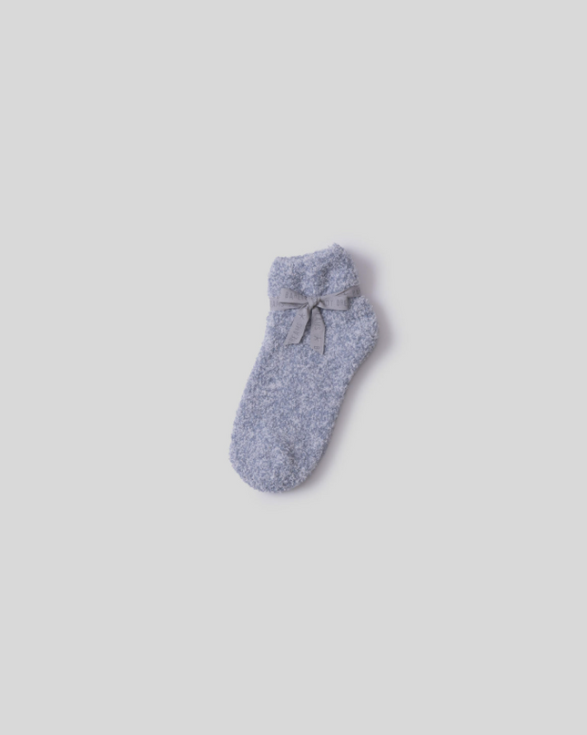 Barefoot Dreams Tennis Socks Heathered Snow Drop Loungewear in at Wrapsody