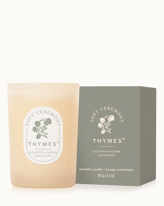 Thymes Poured Candle Soft Ceremony Candles in at Wrapsody