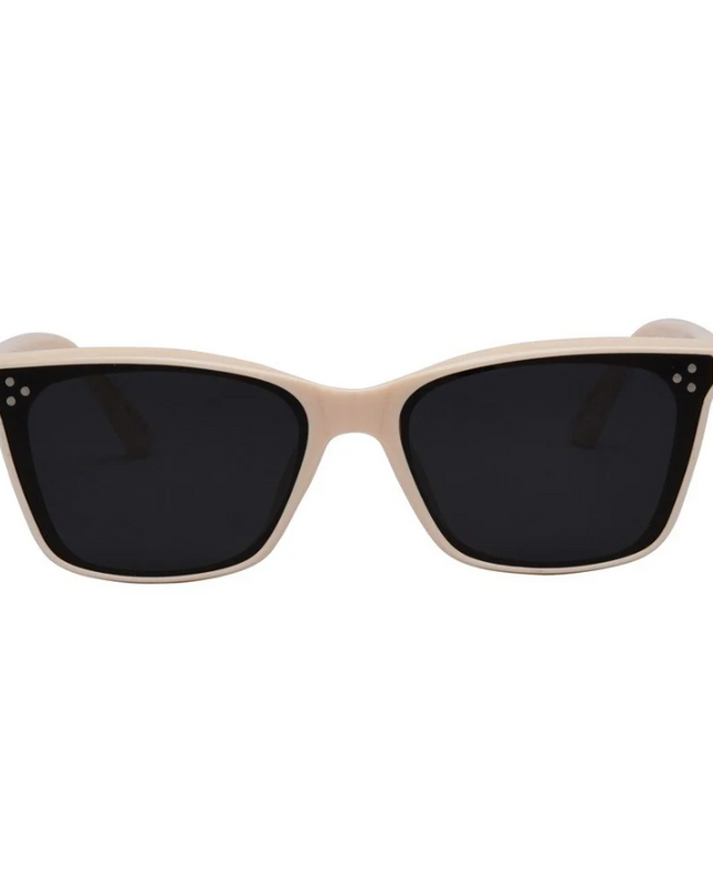 I-SEA Kiki Cream/Smoke Sunglasses