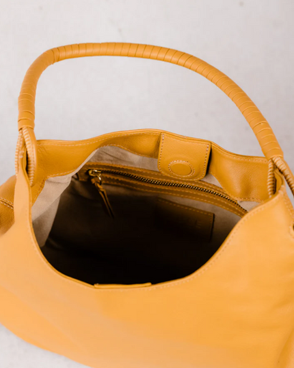 Able Jackee Relaxed Shoulder Bag in Cognac Totes in  at Wrapsody