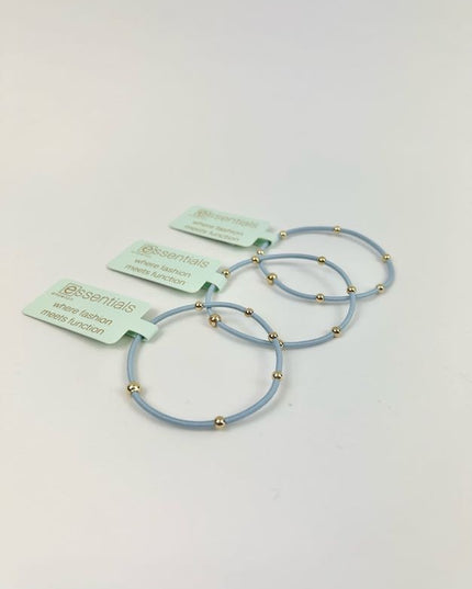 Enewton "e"ssentials Single Solids Bracelets in Dusty Blue at Wrapsody