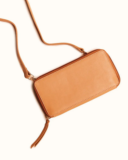 Able Amerie Continental Wallet Wallets in Cognac at Wrapsody