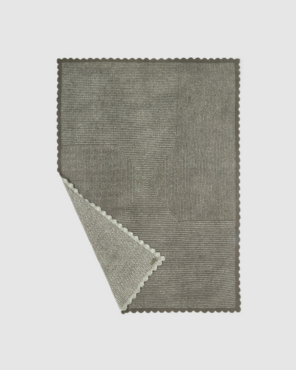Barefoot Dreams CozyChic Scallop Olive Branch Throw Blankets & Throws in at Wrapsody