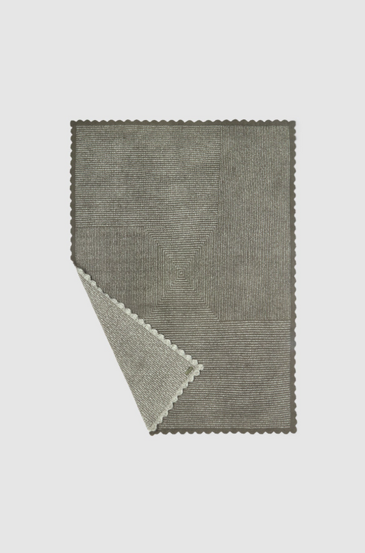 Barefoot Dreams CozyChic Scallop Olive Branch Throw Blankets & Throws in at Wrapsody