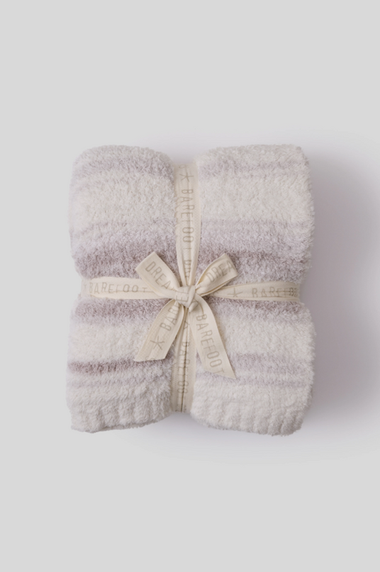 Barefoot Dreams Space Dye Sandstone Multi Throw Blankets & Throws in at Wrapsody