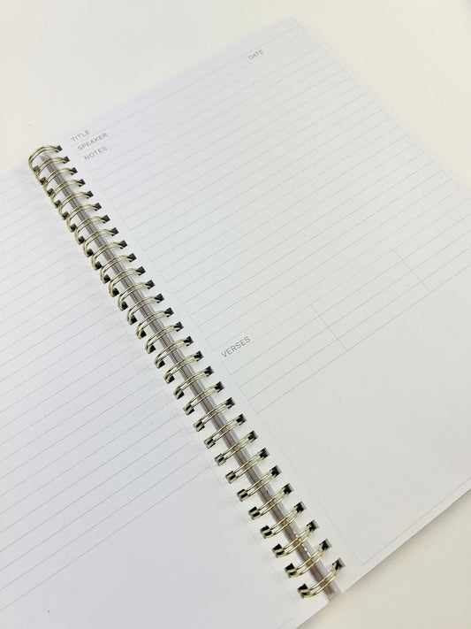 Notebook Church Notes Kraft