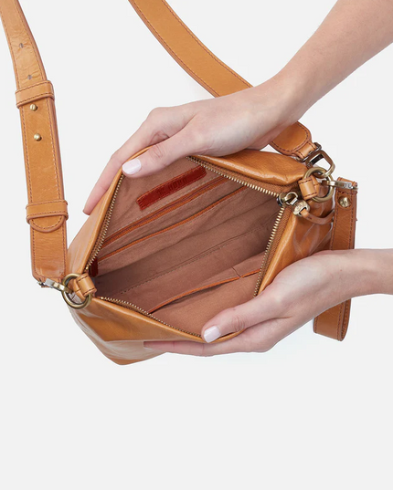 Hobo Ashe Crossbody in Natural Handbags in  at Wrapsody