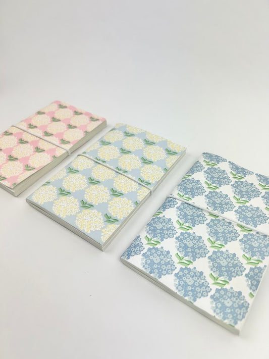 Hydrangea Small Notebook Assorted Paper in  at Wrapsody