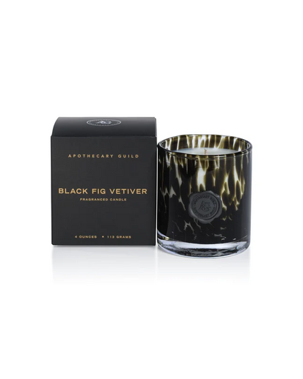 Opal Glass Black Fig Mini Box Candle Candles in at Wrapsody