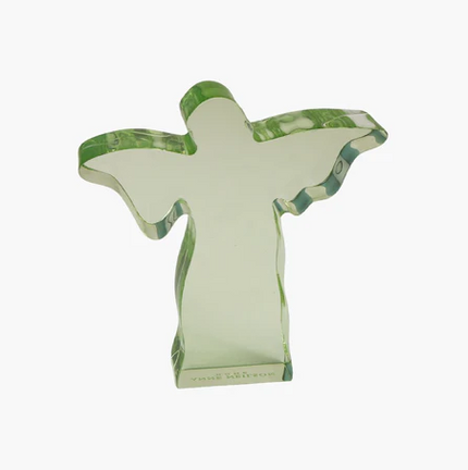 Acrylic Weight Angel Small Green Home Decor in at Wrapsody