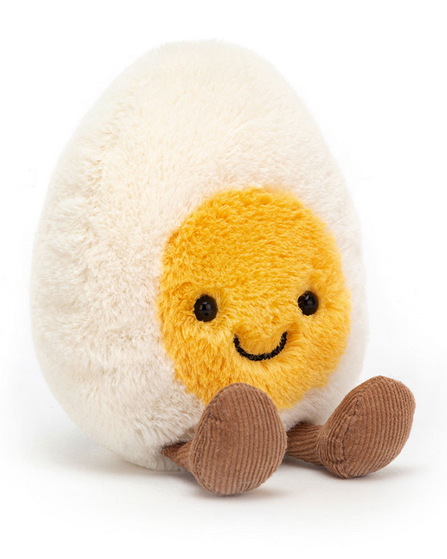 Jellycat Amuseables Happy Boiled Egg Soft Toys in at Wrapsody