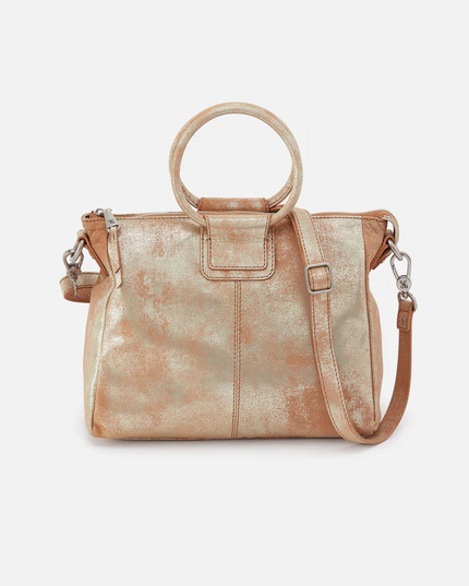 Hobo Sheila Medium in Saddle Stardust Handbags in at Wrapsody