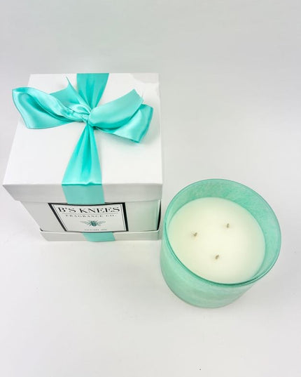 B's Knees 3-Wick Candle in Ocean Air Candles in  at Wrapsody