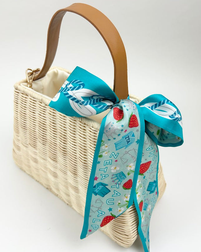 Sorority Silk Scarf Greek in at Wrapsody