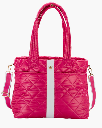 Oliver Thomas Wanderlust Tote Bright Rose Pink/White Stripe