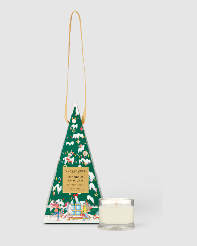 Glasshouse Bauble Candle 1.1oz Midnight In Milan Candles in at Wrapsody