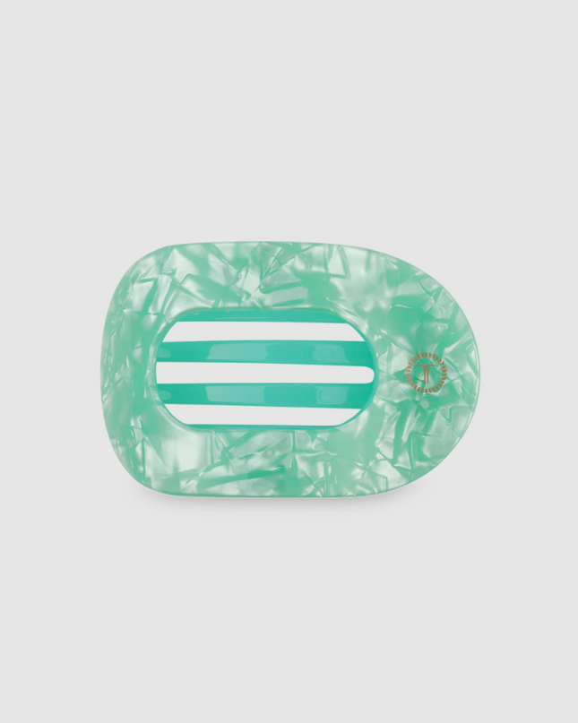 Teleties Spring Splash Round Flat Clip Small Hair Accessories in at Wrapsody